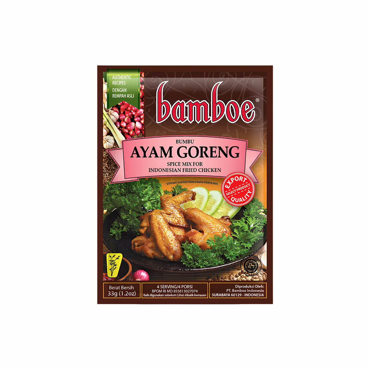 Bamboe Seasoning (Ayam Goreng) 33g