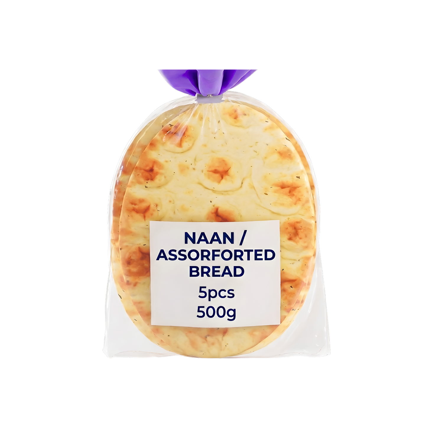 Naan (Assorted Bread) 5pcs/500g