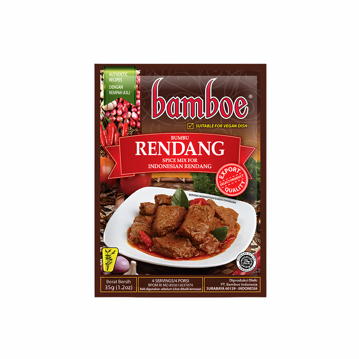 Bamboe Seasoning (Rendang) 35g