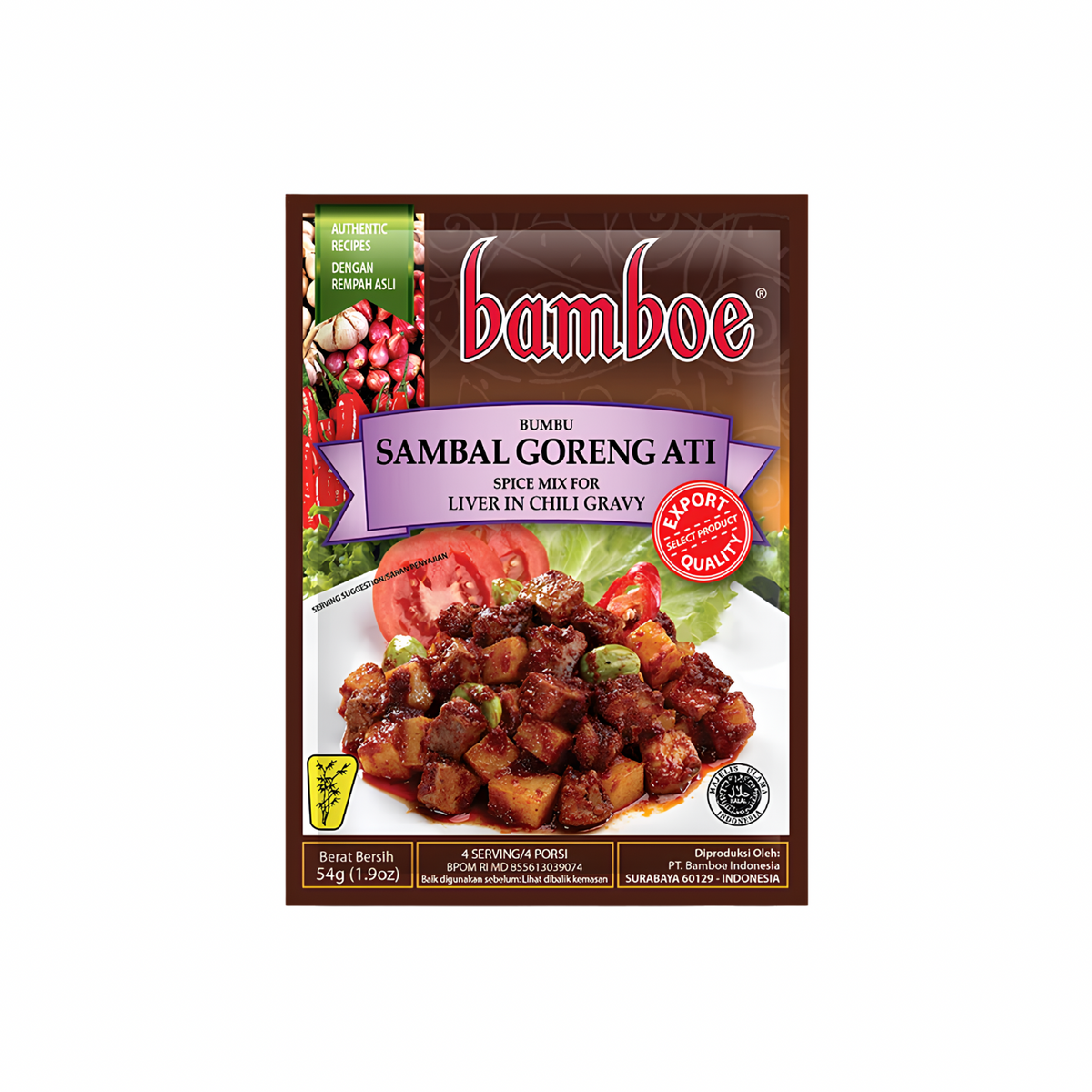 Bamboe Seasoning (Sambal Goreng Ati) 54g
