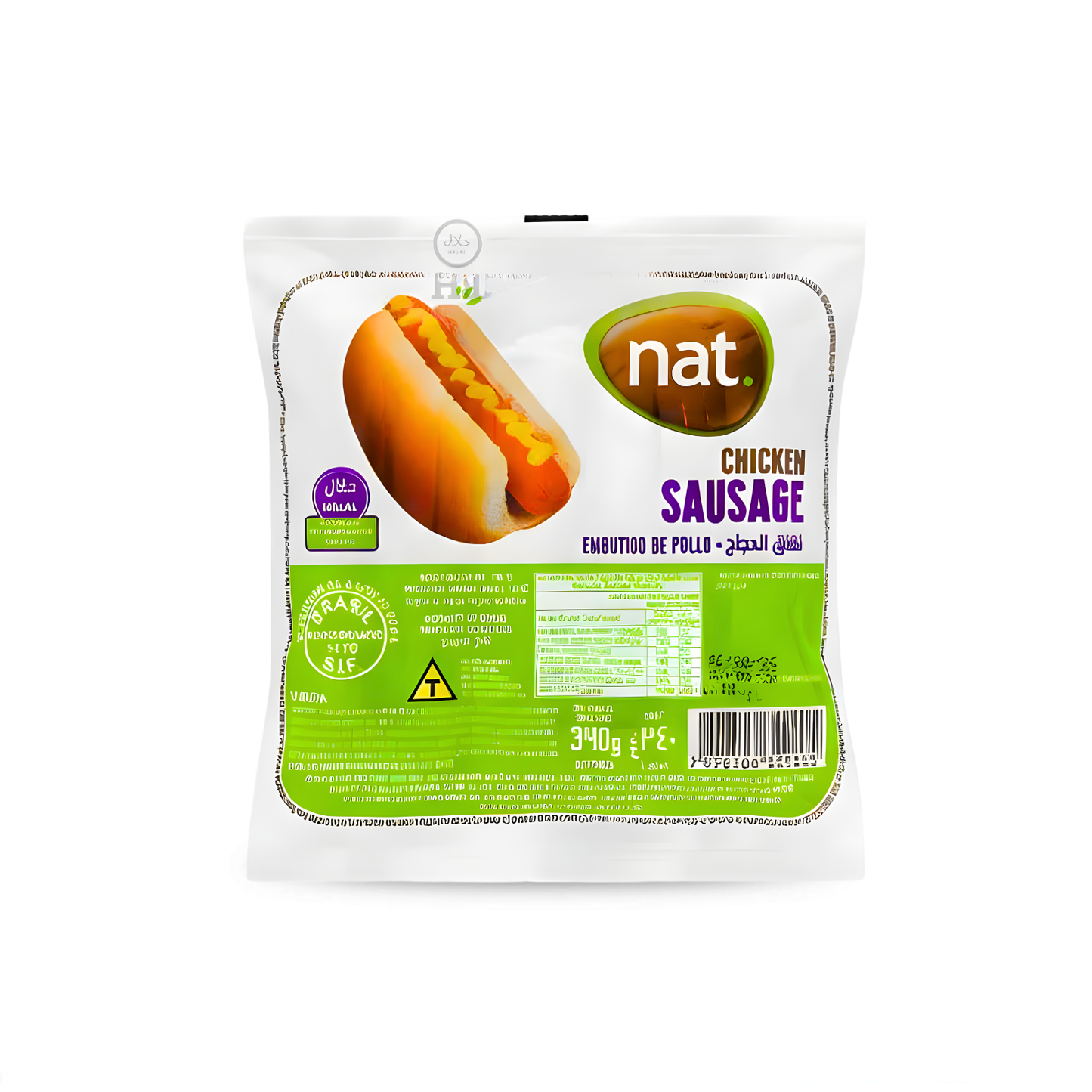 Nat Chicken Sausage 340g