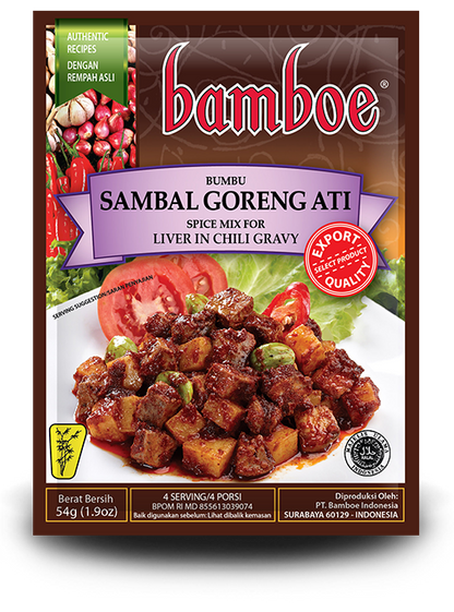 Bamboe Seasoning (Sambal Goreng Ati) 54g